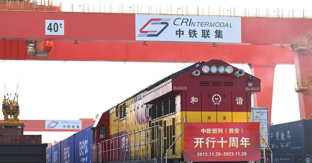 China Touts Freight to Europe as Houthi-Proof Alternative to Red Sea