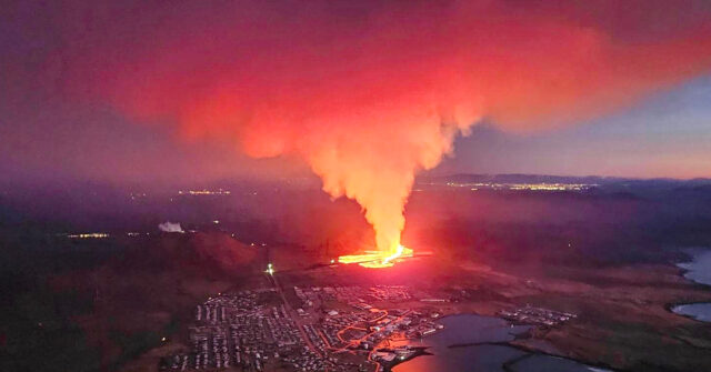 Volcano Erupts in Iceland, Sending Lava Toward Nearby Settlement