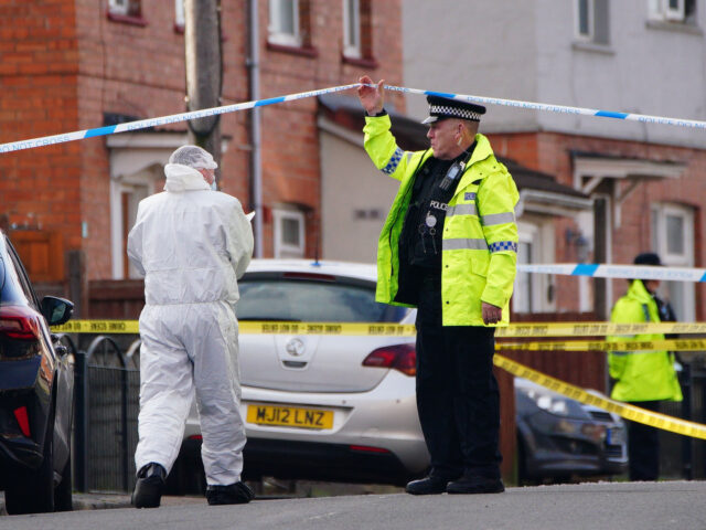 Police and forensic investigators at scene in south Bristol where two teenage boys, aged 1