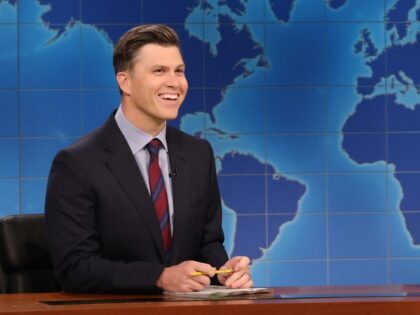 Anchor Colin Jost during Weekend Update on Saturday, January 27, 2024 -- (Photo by: Will H