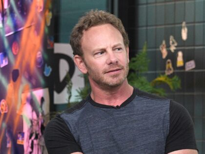 NEW YORK, NY - AUGUST 17: Actor Ian Ziering visits Build Brunch to discuss the film 'Shark