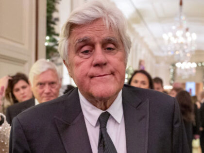 WASHINGTON, DC - DECEMBER 03: Jay Leno attends the The Kennedy Center Honorees reception a