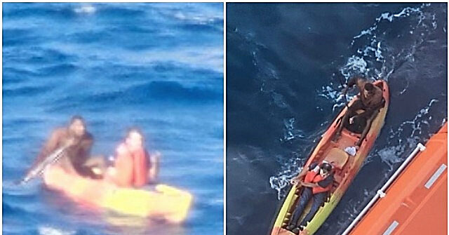 WATCH: Cruise Ship Rescues Two Kayakers Stranded in Gulf of Mexico