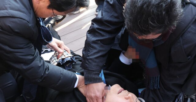 Video: South Korean Opposition Leader Stabbed in Neck at Political Event