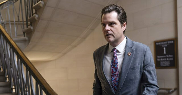 Exclusive--Gaetz Spotlights Negative Impacts of Biden's Rescinded Military Vax Mandate with SOTU Guest