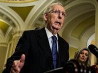 WASHINGTON, DC - JANUARY 23: Senate Minority Leader Mitch McConnell (R-KY) speaks during a press conference following the Republicans weekly policy luncheon on January 23, 2024 in Washington, DC. Negotiations over border security, military aid to Ukraine and Israel, and the government budget continue this week on Capitol Hill. (Photo by Samuel Corum/Getty Images) *** Local Caption *** Mitch McConnell