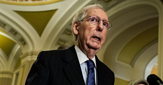 Mitch McConnell Retreats from Border Giveaway Bill