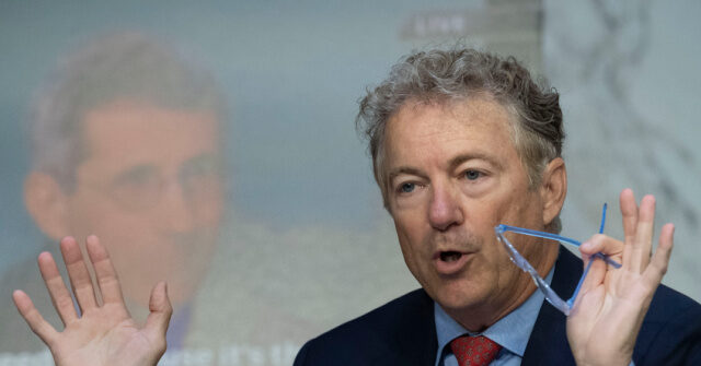 Exclusive -- Rand Paul: Anthony Fauci's Testimony Is a 'Call to Arms'