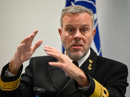 OEIRAS, PORTUGAL - JANUARY 20: The Chairman of NATO's Military Committee, Admiral Rob Baue