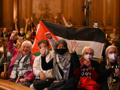 San Francisco ceasefire Palestinian protest (Tayfun Coskun / Anadolu via Getty)