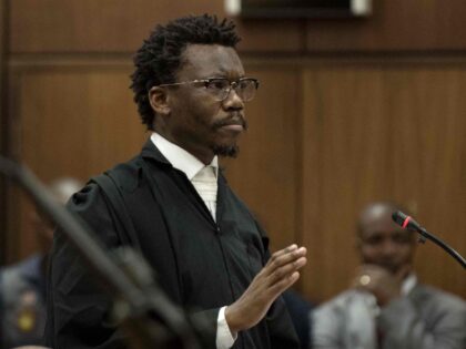 Tembeka Ngcukaitobi, representing the Economic Freedom Fighters (EFF) speaks during a hear