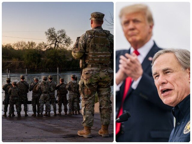 Former President Donald Trump tells governors to use National Guard to remove migrants across border. (AP File Photos)