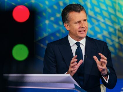 Philipp Hildebrand, vice chairman of Blackrock Inc., during a Bloomberg Television intervi