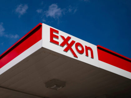 An Exxon Mobil gas station in Washington, DC, US, on …
