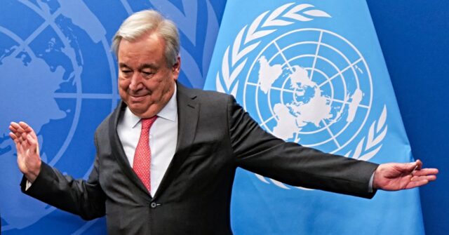 U.N. Chief Guterres Warns Israel: Rejection of a Two-state Solution Threatens World Peace