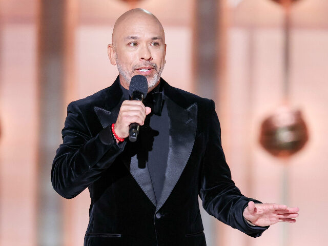 Jo Koy speaks onstage at the 81st Golden Globe Awards held at the Beverly Hilton Hotel on