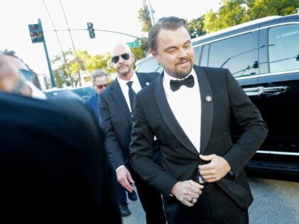 Leonardo DiCaprio at the 81st Golden Globe Awards held at the Beverly Hilton Hotel on Janu