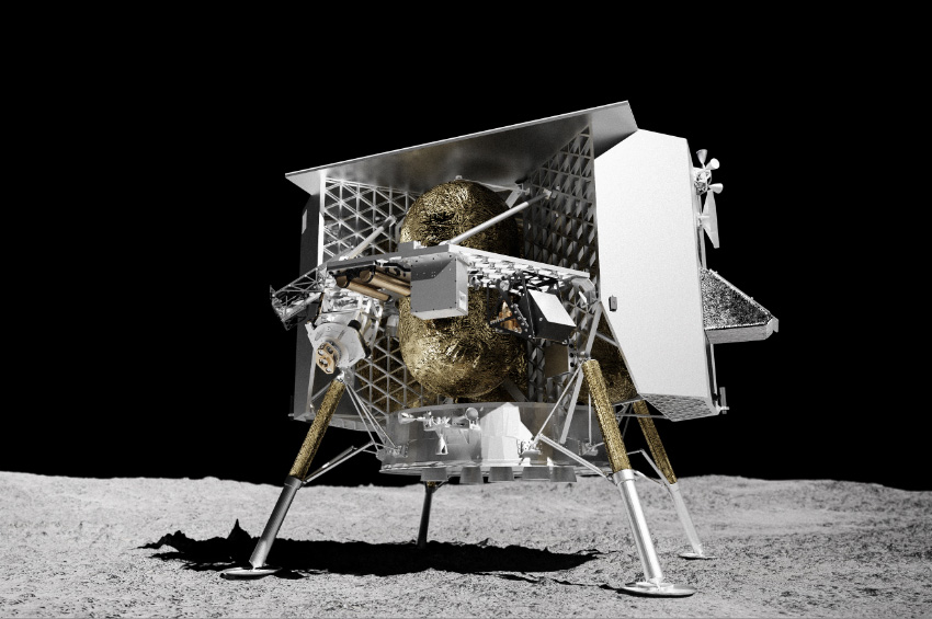 Peregrine is a small-class lunar lander. It is poised to carry out one of the first commercial missions to the Moon, and be among the first American spacecraft to land on the Moon since the Apollo program. ( Astrobotic Technology)