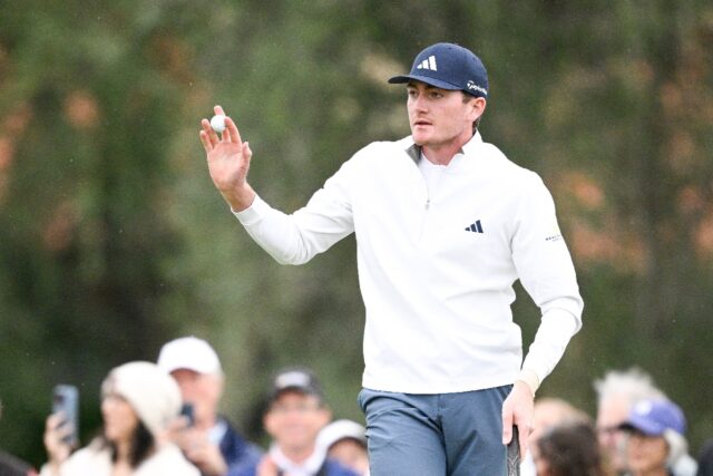 American 20-year-old Nick Dunlap, trying to become the first amateur to win a US PGA Tour