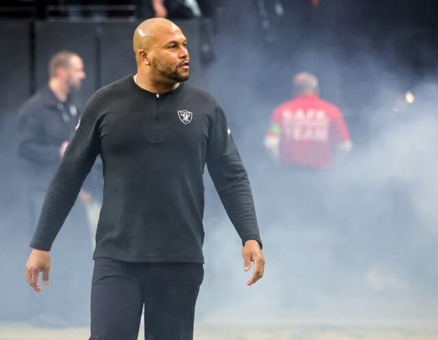 Antonio Pierce is close to being appointed the full-time head coach of the Las Vegas Raide
