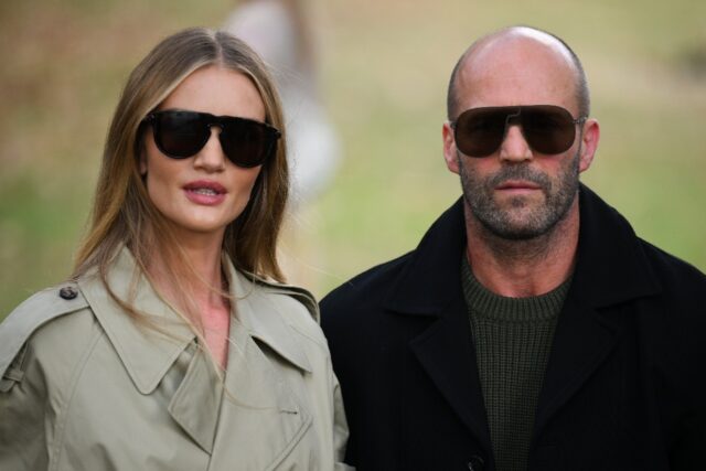 'Beekeeper' star Jason Statham is seen with his partner, actress and model Rosie Huntingto