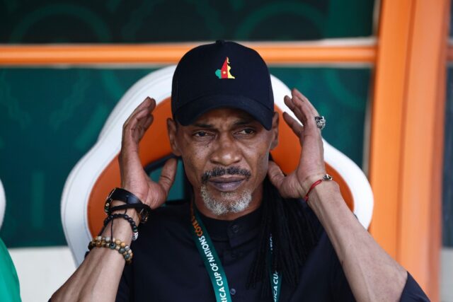 Current Cameroon coach Rigobert Song captained his country to victory over Nigeria in the