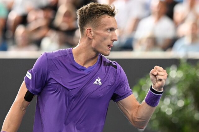 The Czech Republic's Jiri Lehecka beat Britain's Jack Draper to win the Adelaide Internati