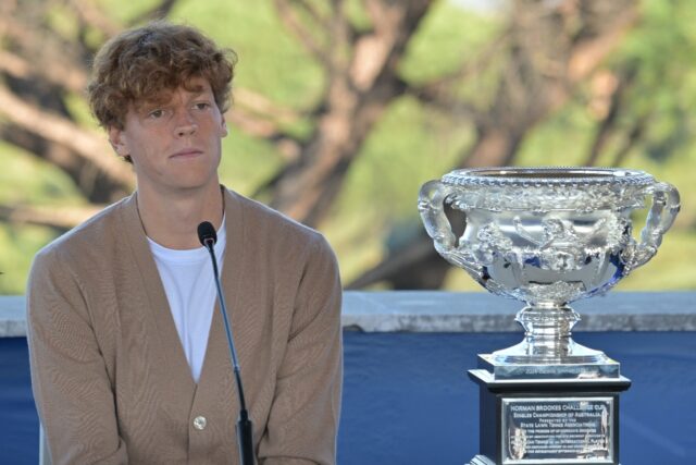 Jannik Sinner was the first Italian man to win a Grand Slam event since Adriano Panatta won the French Open in 1976