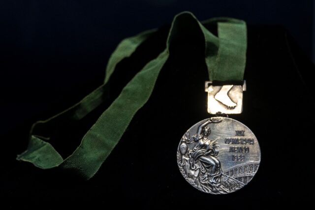 The long jump gold medal won by Bob Beamon at the 1968 Olympic Games will be sold at aucti