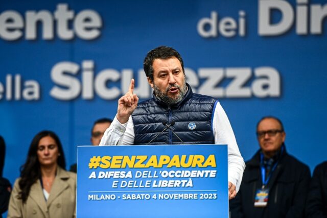 Matteo Salvini is on trial for keeping 147 migrants at sea for weeks aboard a charity ship