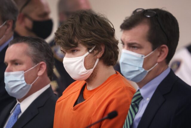 Payton Gendron in court in May 2022, as he faced charges of killing 10 people and woundin