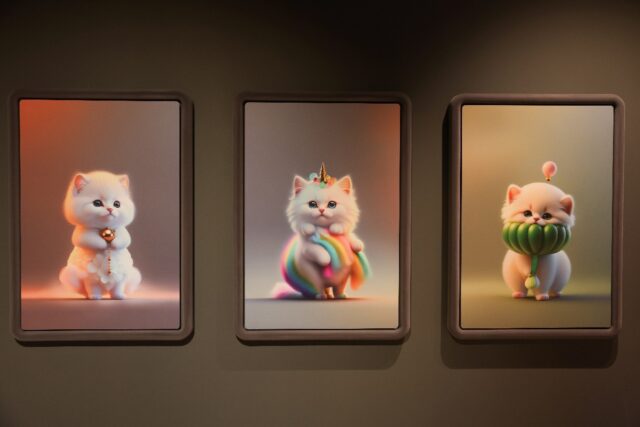 'Playing dress-up with AI,' by British design consultancy Graphic Thought Facility using A