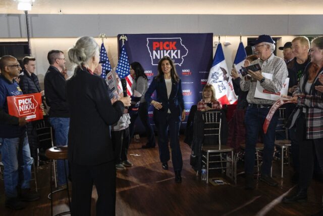 Republican presidential hopeful Nikki Haley's third place finish in Iowa was a disappointm