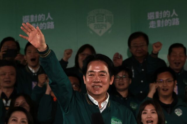 Stocks rose in Taipei after Lai Ching-te won Taiwan's presidential election but saw his pa