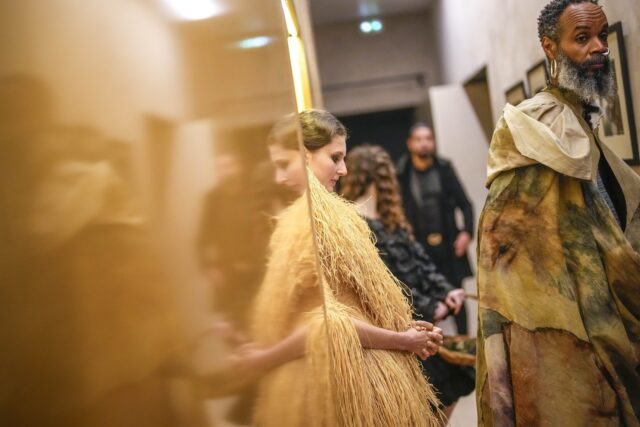 APTOPIX France Haute Couture Fashion S/S 2024 Sorbier Backstage The Associated Press
