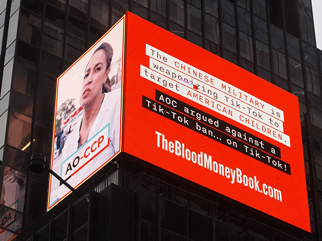 'Blood Money': Times Square Billboard Hits 'AO-CCP' for Pro-TikTok Stance - Vimarsana News