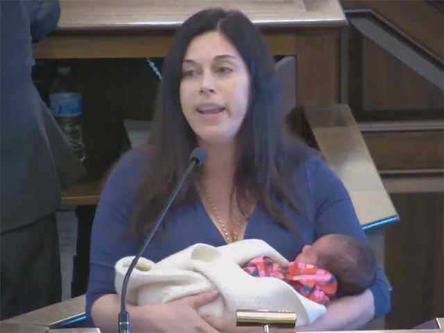 New Hampshire Democrat Holds Newborn While Advocating for Abortion - Vimarsana News