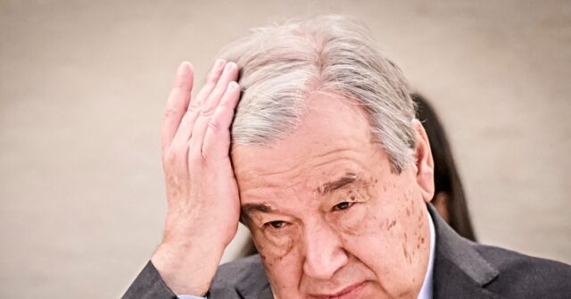U.N. Chief Guterres Rails at the World for Ignoring Globalist Body