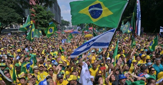 Hundreds of Thousands Flood Brazil’s Largest City to Protest Persecution of Ex-President Jair Bolsonaro