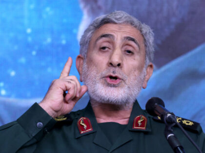 The commander of the Quds Force of the Islamic Revolutionary Guard Corps, Esmail Qaani, sp