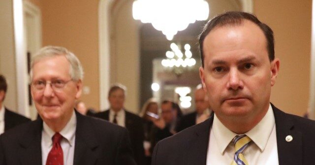 Mike Lee Calls for McConnell Ouster — 'Republican Senators Are Not Part of Some Feudal System'