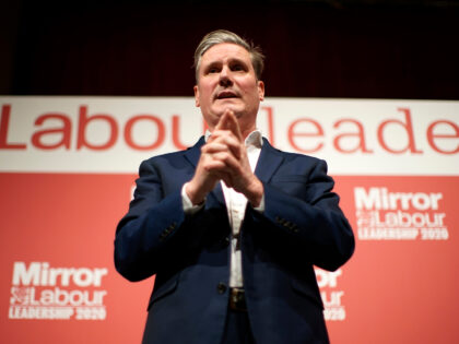DUDLEY, ENGLAND - MARCH 08: L-R) Sir Keir Starmer, Shadow Secretary of State for Exiting t
