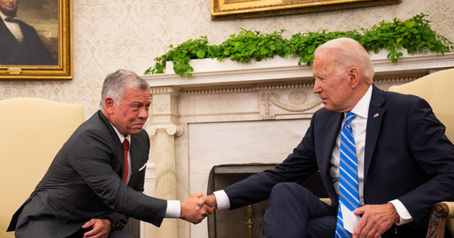 NextImg:Biden Commits to Jordan's King to Continue Ban on Christian, Jewish Worship on Jerusalem’s Holy Temple Mount