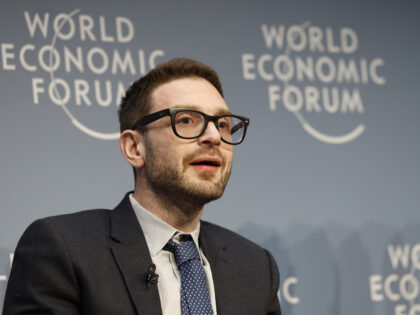 Alex Soros, chairman of Open Society Foundations, during a panel session on the closing da