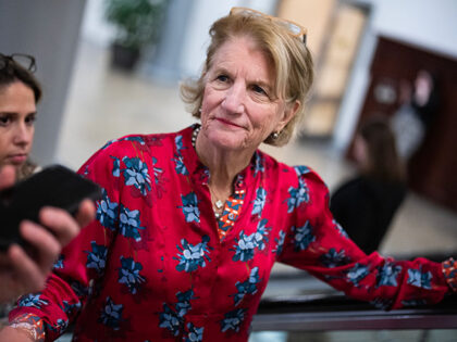 Sen. Shelley Moore Capito, R-W.Va., is seen in the U.S. Capitol after the senate voted aga
