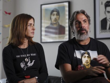 Manuel and Patricia Oliver, the parents of Joaquin Oliver, one of the victims of the 2018