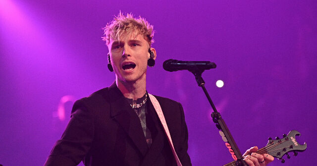 Watch: UFC Champion Sean Strickland Calls Machine Gun Kelly a 'F**king Weirdo' to His Face