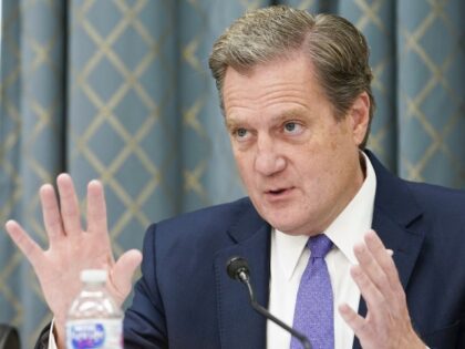 Rep. Mike Turner, R-Ohio, asks question during a House Intelligence Committee hearing on C