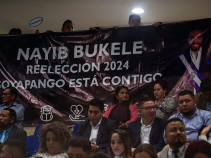 SAN SALVADOR, EL SALVADOR - JUNE 01: People show support to the Salvadoran president, Nayi