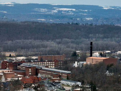 A view of the Remington Arms compound in the middle of Ilion, N.Y., Thursday, Feb. 1, 2024